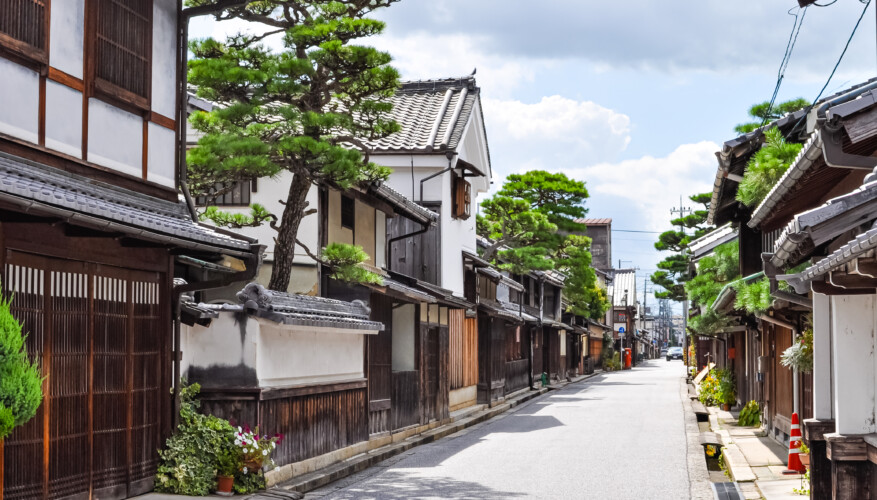 近江八幡の街並み 近江八幡の街並み